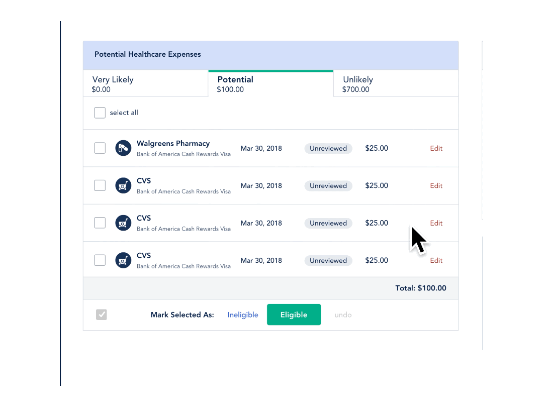 Splitting a Transaction prototype